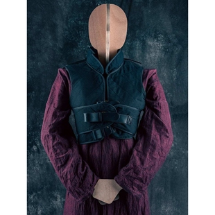 甲胄浮屠步人甲温陈华盔甲中国掩膊成品炼明光铠甲肩甲铠铁铠