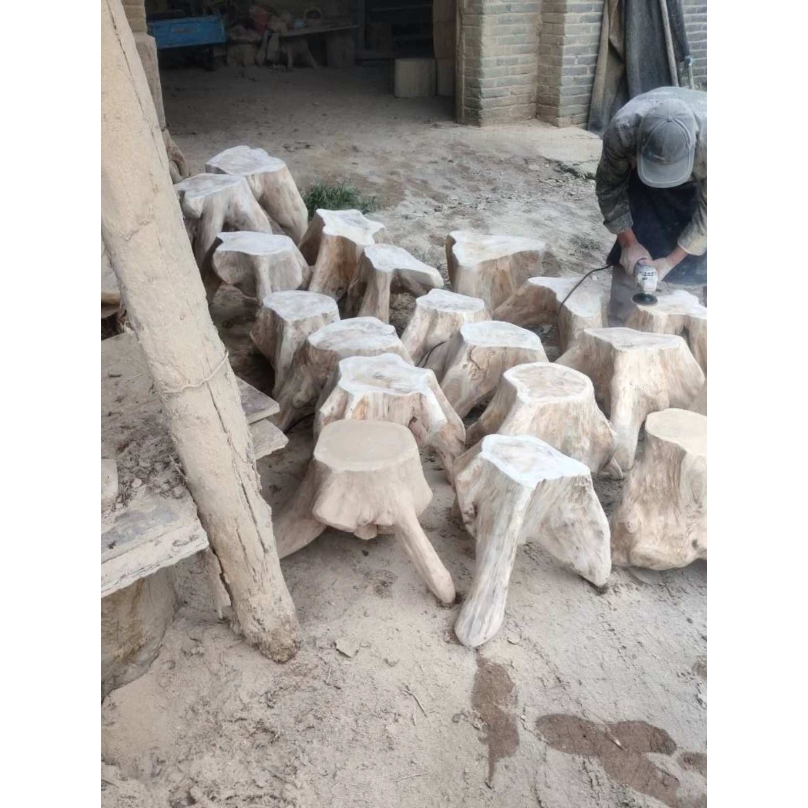 根雕凳子 实木墩子原木树桩木桩底座茶几茶桌配凳大板支架圆木凳,玩具/童车/益智/积木/模型,毛绒/玩偶/公仔/布艺类玩具,淘宝优惠券,粉丝福利购,淘宝优惠卷