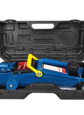 通润BIGRED卧式千斤顶汽修汽保车载千斤顶2t塑盒蓝色油压千斤顶