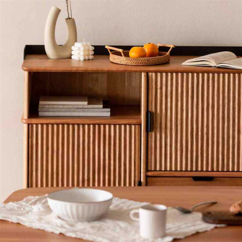 蜂鸟餐边柜 |现代玄关柜 北欧简约复古实木餐边柜