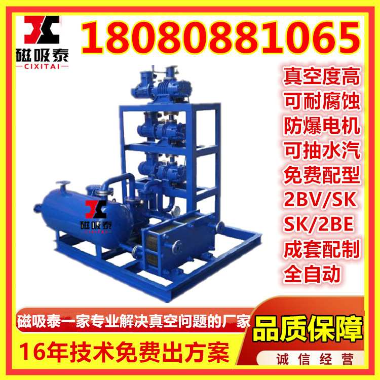 水环罗茨真空机组JZJ2S2500-4.2.1统ZJP2500-600-300真空泵2SK12