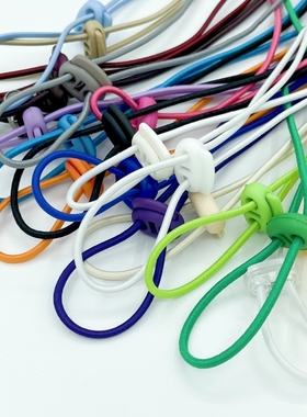 辅料 塑料猪鼻子弹簧扣 松紧带裤管束紧绳止扣绳卡羽绒服配件抽绳