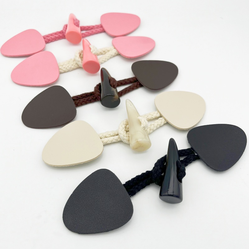 牛角扣皮袢扣皮对扣搭扣大衣扣