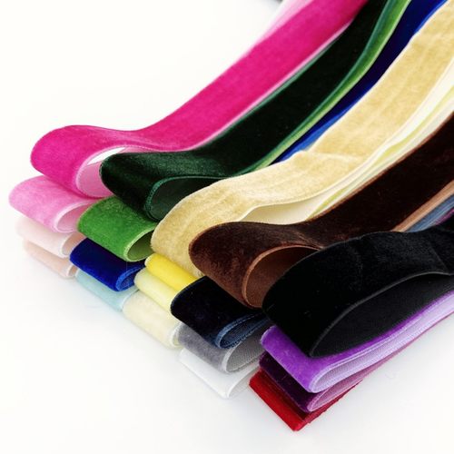 1cm2cm宽单面无弹彩色diy织带