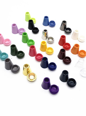 辅料配件塑料吊扣弹簧扣吊钟绳扣帽绳扣腰绳扣裤绳扣DIY抽绳头绳