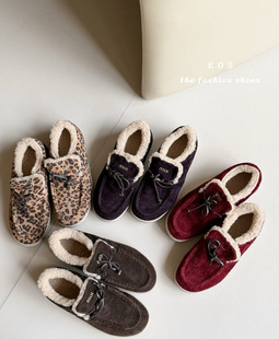 简约软底乐福鞋 女2026秋冬款 15EOS磨砂皮勃肯鞋 25188