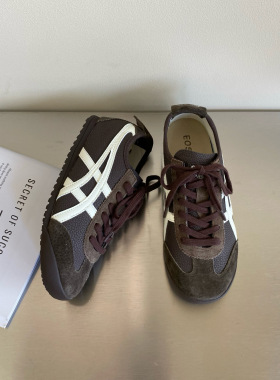 断码35.36码EOS2356-76复古德训鞋女平底百搭休闲板鞋女休闲鞋