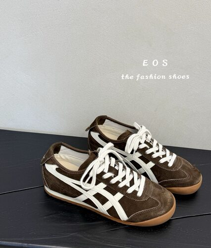 。EOS2356-79德训鞋女2026复古拼色休闲运动阿甘鞋百搭板鞋