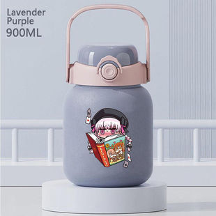 2024Fate亚瑟王新款周边不锈钢便携式随行保温水杯一盖双饮吸管水