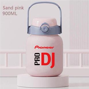 2024DJ先锋潮流热门新款周边不锈钢便携式保温水杯一盖双饮直饮杯