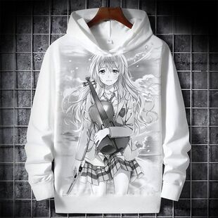 2024四月是你的谎言 有马公生 宫园薰 卫衣连帽 长袖外套学生衣服