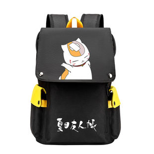 2024夏目友人帐学生书包动漫周边个性青少年电脑包男女背包旅行双