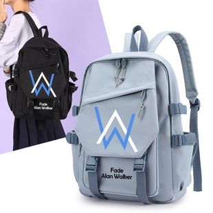 2024艾维奇Avicii艾伦沃克Alan Walker书包男女初中学生DJ电音双