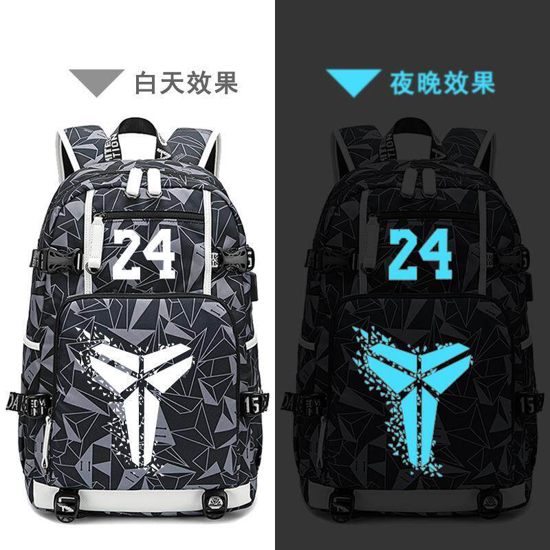 2025科比书包库里篮球詹姆斯双肩包哈登背包威少乔治周边欧文夜光
