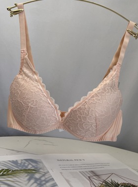 黛安F有钢圈调整四分之三杯上薄下厚内衣E003003