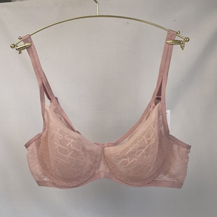 NO退换 文胸29R648 黛家经典 老花内衣女大胸显小透气薄款