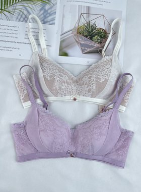 A11-黛**Florale女士全罩杯无钢圈大胸收副乳文胸11-1921 NO退换