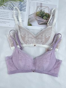 A11-黛**Florale女士全罩杯无钢圈大胸收副乳文胸11-1921 NO退换