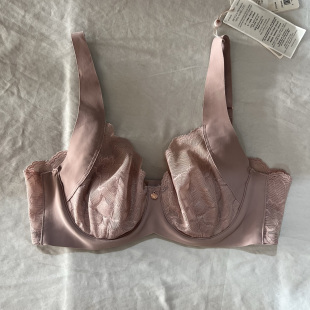 黛 兔耳朵薄杯女士软钢圈大胸显小收副乳文胸29R646