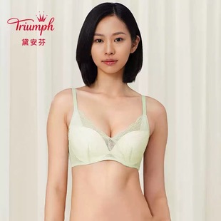 no退换 性感蕾丝内衣软钢圈舒适文胸16R8937 A46 黛安F上薄下厚款