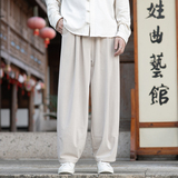 灯芯绒纯色宽松萝卜裤电商A100-K2558-P55，男装休闲裤，电商A100