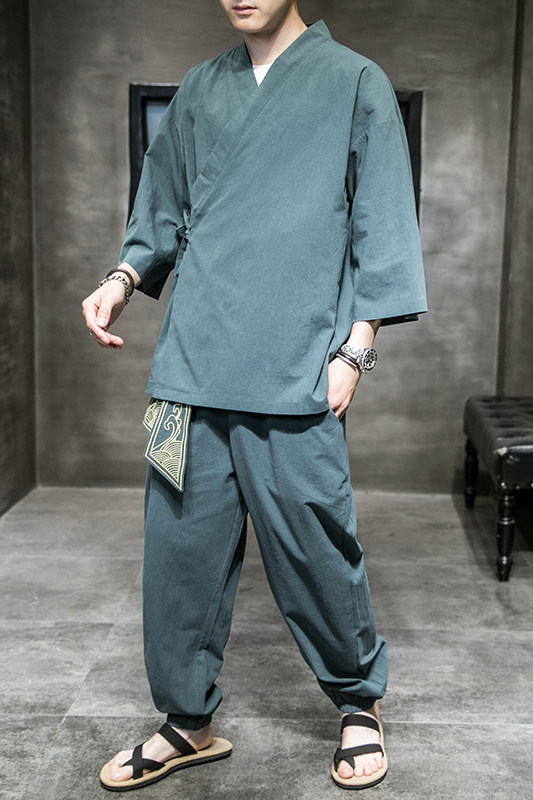 汉服套装DSA100-906+SK16-P90,男装休闲套装,电商A100