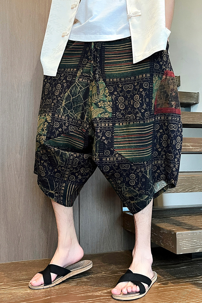 风大版型裤衩低档垮裤电商A100-K3591-P35,男装休闲裤,电商A100