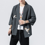 民族风绣花开衫电商A100-712-P30防晒服，男装民族服装，电商A100