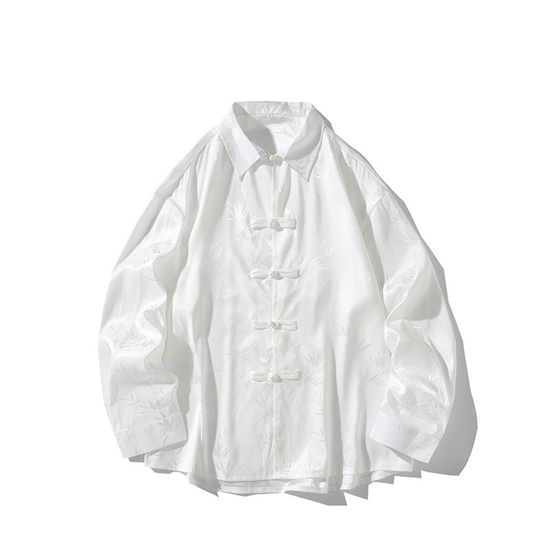风提花衬衫男士长袖新中式男装盘扣唐装汉服电商A100-C39-P65,男装衬衫,电商A100
