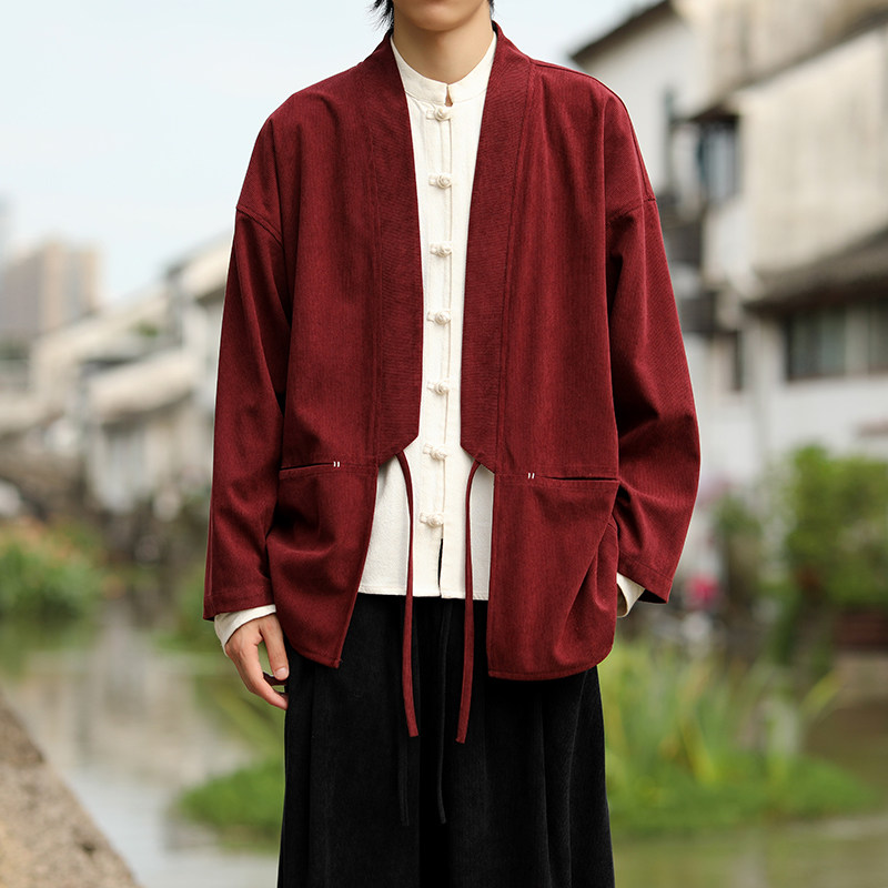 灯芯绒纯色开衫风电商A100-723-P50,男装卫衣,电商A100
