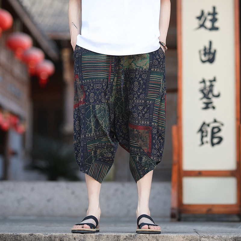 风大版型裤衩沙滩裤垮裤电商A100-K3595-P35,男装休闲裤,电商A100