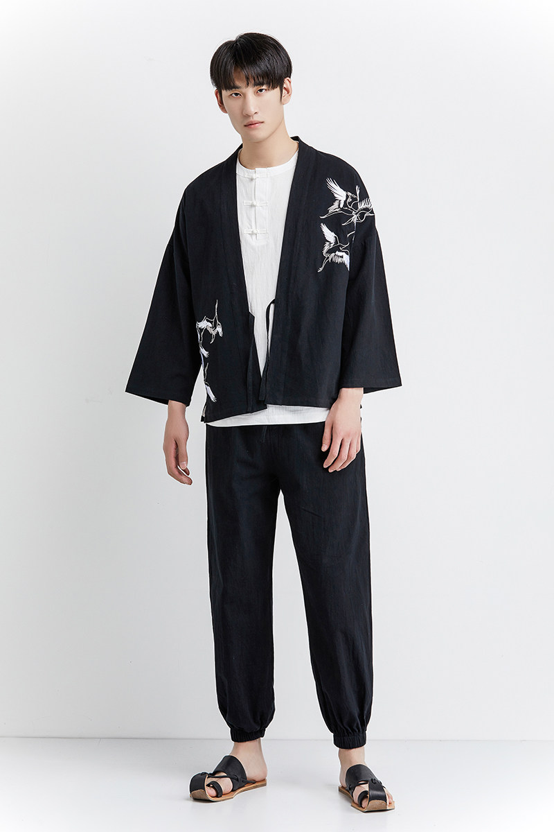 刺绣风开衫电商A100-SM601-P50,男装夹克,电商A100