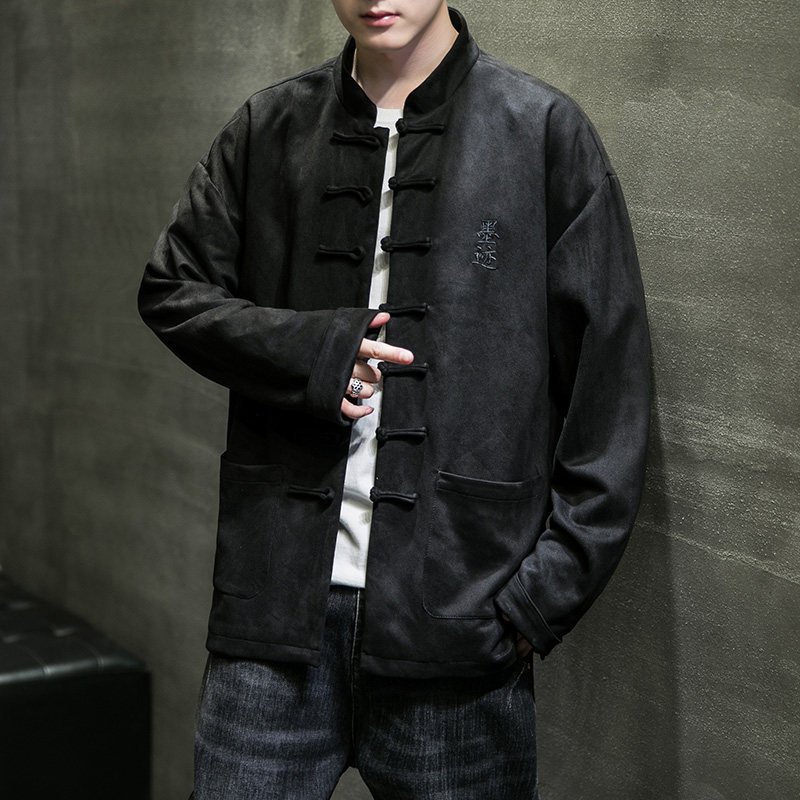 春秋男士风大码唐装外套A100-B01-P110,男装民族服装,电商A100