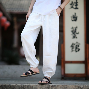 风龙纹暗纹休闲裤DSA100-8811-P30图片