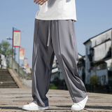 风高品质抖音多色纯色冰丝垂感高弹力免烫2301-P45限68，男装休闲裤，电商A100
