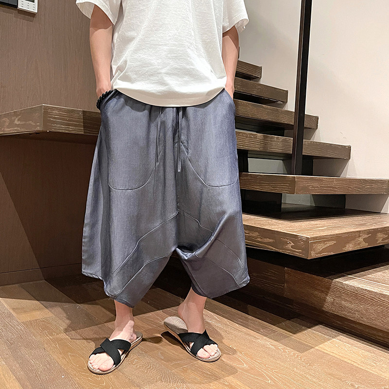 风沙滩裤凉感大码裤电商A100-K3113-P35,男装休闲裤,电商A100