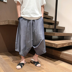 风沙滩裤凉感大码裤电商A100-K3113-P35