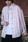 风新中式压花凤凰汉服长袖盘扣衬衫A100-C331-P65，男装衬衫，电商A100