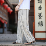 麻棉森系新风休闲长裤电商A100-MK2531-P75，男装休闲裤，电商A100
