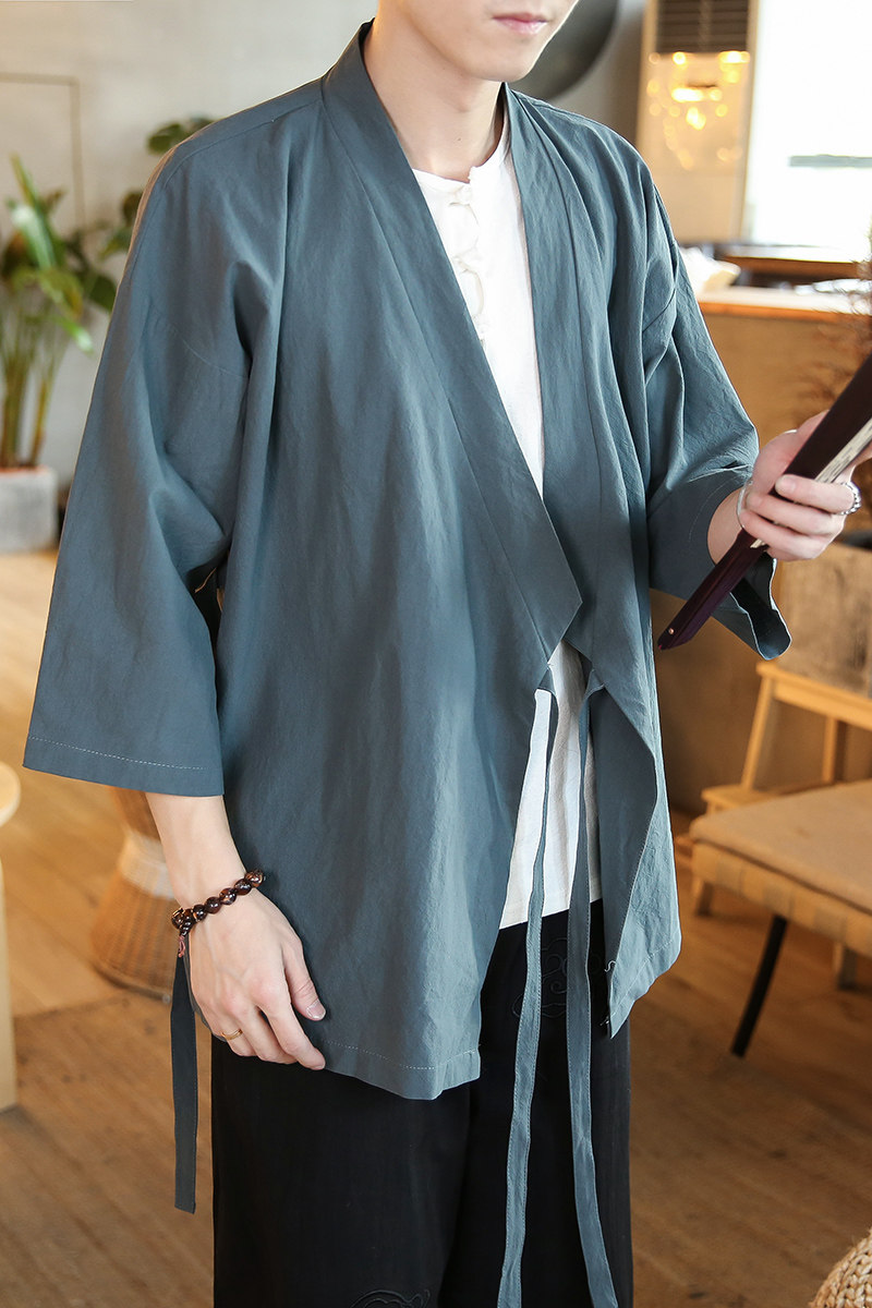 汉服开衫道袍外套3钱塘4018-906-P50,男装衬衫,电商A100