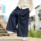灯芯绒休闲阔腿裤纯色长裤电商A100-K8899-P55，男装休闲裤，电商A100