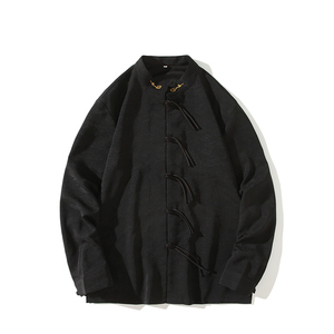 风绣花盘扣长袖衬衫秋冬新款电商A100-C21-P70图片