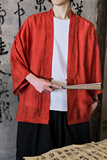风汉服开衫披风道袍新中式大码夏季防防晒薄款A100-719-P45，男装民族服装，电商A100