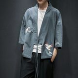 民族风绣花开衫DSA100-712-P30防晒服，男装防晒衣，电商A100