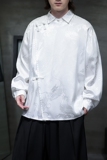 新中式风衬衫男士长袖唐装汉服改良盘扣衬衣电商A100-262-P65，男装衬衫，电商A100