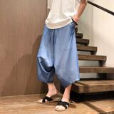 风沙滩裤凉感大码裤电商A100-K3113-P35，男装休闲裤，电商A100