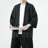 抖音品质冰丝透气速干盘扣竹节高弹力风开衫A100-736-P50限68，男装卫衣，电商A100