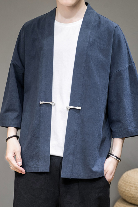 风民族风盘扣开衫DSA100-717-P40防晒服,男装防晒衣,电商A100