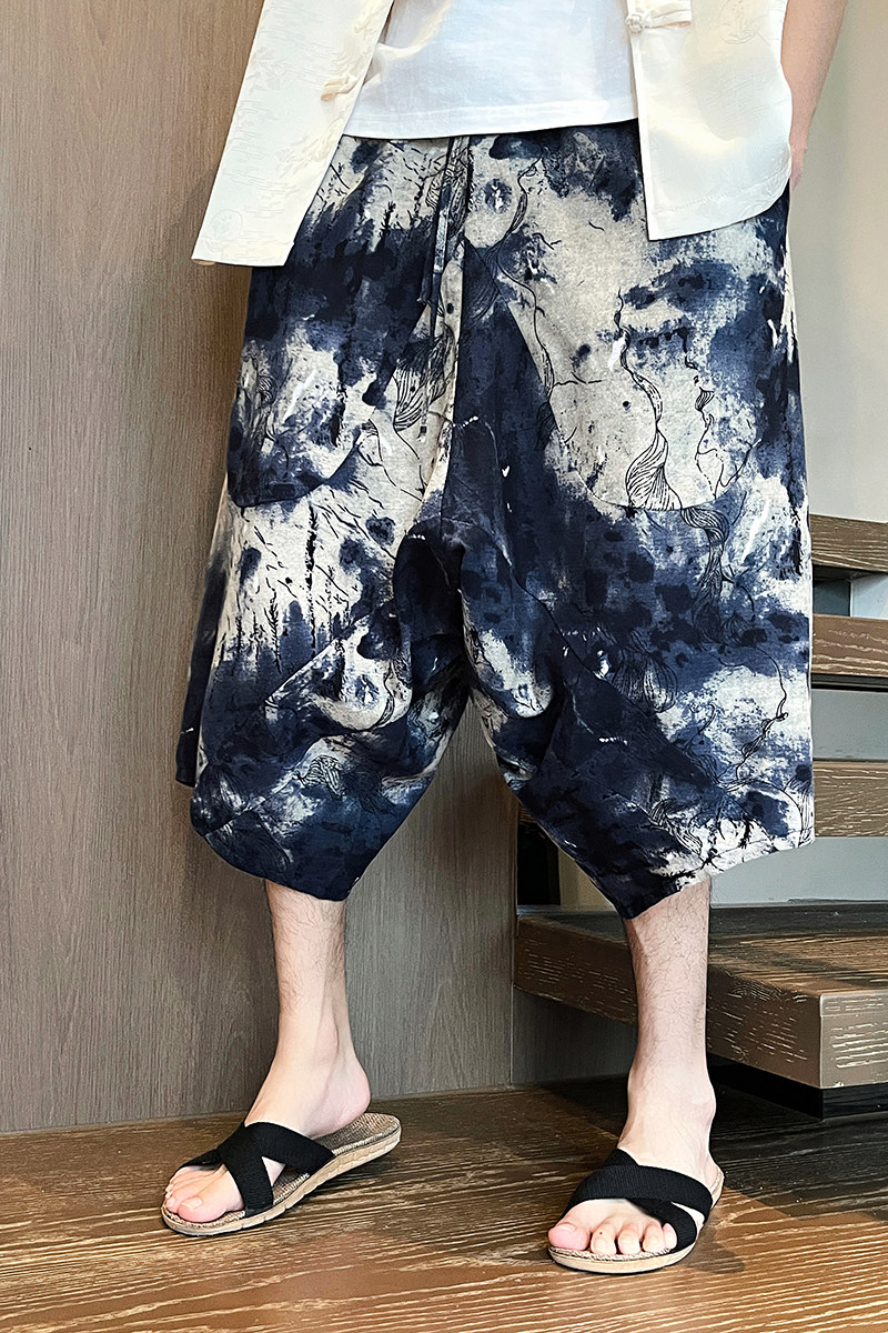 风大版型裤衩低档垮裤电商A100-K3595-P35,男装休闲裤,电商A100