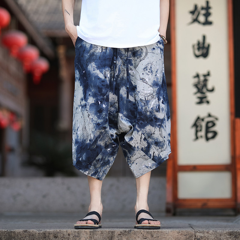 风大版型裤衩沙滩裤垮裤电商A100-K3595-P35图片